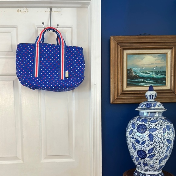 Women’s Lilly Pulitzer Mini Mercato Borealis Blue Tote - Picture 2 of 10